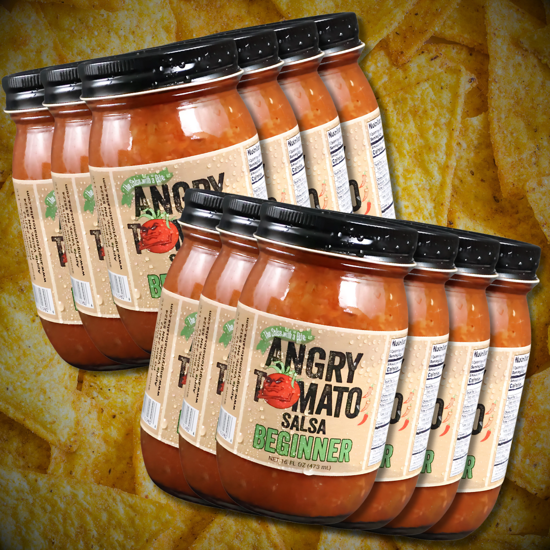 Beginner 12 Pack - Angry Tomato Salsa