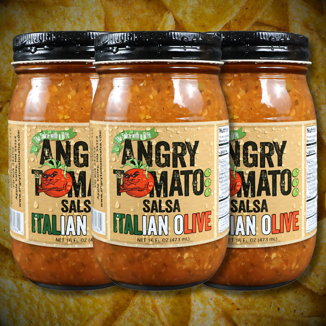 Italian Olive 3 Pack - Angry Tomato Salsa