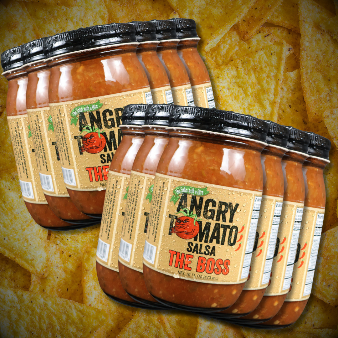 The Boss 12 Pack - Angry Tomato Salsa