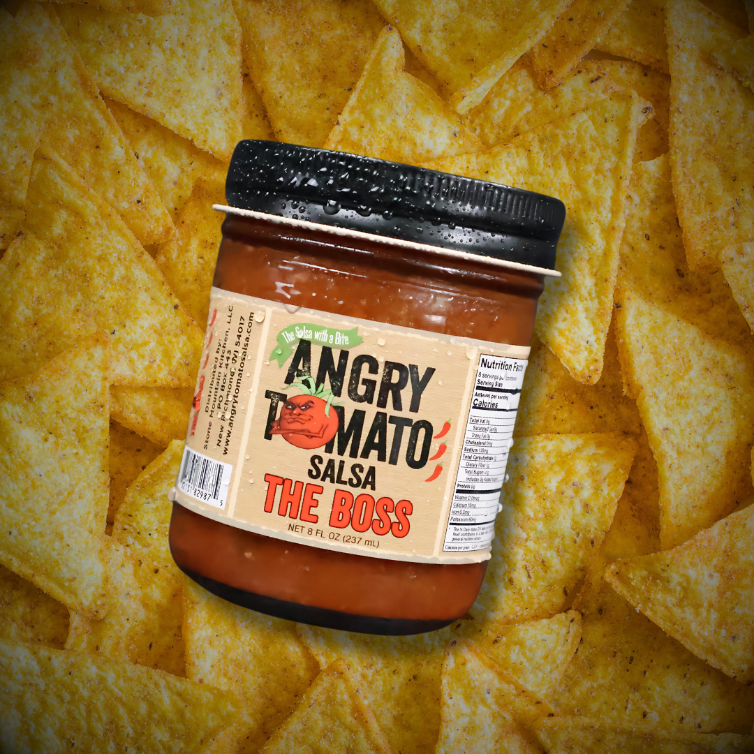 The Boss Single 8oz - Angry Tomato Salsa
