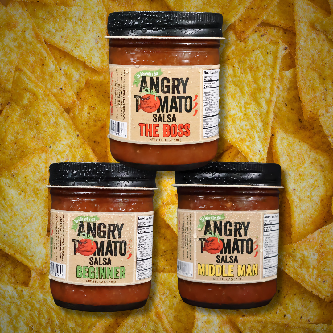 The Three Amigos 8oz - Angry Tomato Salsa